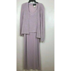 Alex Evenings Shimmer Formal 2-Piece Maxi Dress 14